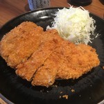 手打ちとんかつかつ屋 - ジャンボロースカツ