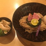 饗 くろ喜 - 松茸と鴨のつけそば（1,600円）※季節の限定 2017.10