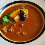 みやび屋 - 牛すじ野菜スープカレー(17-11)