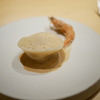 アルゴリズム - 足赤海老のラビオリ バチ海老