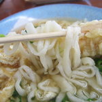 舩本うどん - 見よ！この麺、手打ちで～す