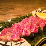 h Kitashinchi Sugahara - ハラミの大蒜焼き