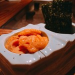 北新地 すがはら - 雲丹トッピング