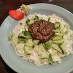 じゃじゃ麺と酒の肴 喜作 - 白じゃじゃ（大）