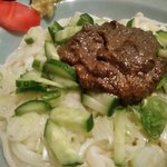 じゃじゃ麺と酒の肴 喜作 - 白じゃじゃ（大・アップ）