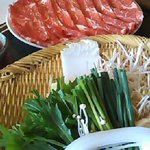 Shabushabu Nihon Ryouri Kisoji - お昼のしゃぶしゃぶ国産牛ロース肉