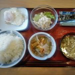 盛岡月が丘食堂 - 朝食セット（４００円）