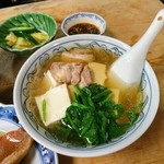 大衆割烹 三州屋 - 金目鯛煮付け定食に付く鳥豆腐