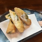 鯛とチーズの春巻き