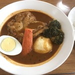 スープカレーゆうじ - 限定チキンカレー（辛さ30番）