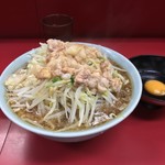 ラーメン二郎 - 小ラーメン＋生卵！