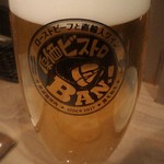 原価ビストロBAN！ - beer 180円