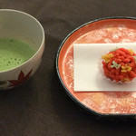 旬菓庵　東雲堂 - 祖母の形見の御茶碗でいただきました(*^^*)