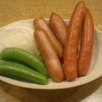 春のお店 - ソーセージ盛合せ