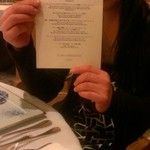 彼女さんとディナーメニュー♪