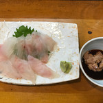 Jirochou - カワハギの刺身700円⭐️肝醤油で(*⁰▿⁰*)