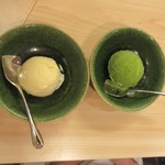 てんぷら 下村 - デザートはアイス