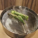 てんぷら 下村 - アスパラ