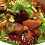 郷村牛肉麺　1,000円。ランチにいつも食べてる絶品麻辣麺です。おいしい！