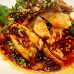 よだれ鶏　850円。四川中華店に来たら必ず頼みます。