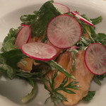 らんぷ亭 - 柿のサラダ