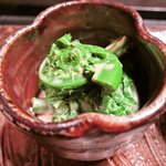 川波 - 先付け、山菜