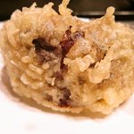 川波 - 原木シイタケの天ぷら