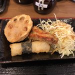 一成 - 日替りのおかず野菜の三種揚げ