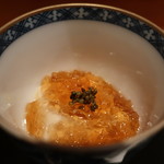 お料理 とみやま - 胡麻豆腐のジュレ掛けアップ