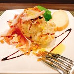 創作イタリアン Gemelli - Gemelliガーリックポテトサラダwithフォーク