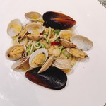 創作イタリアン Gemelli - 魚介と青のりのオイルソーススパゲッティーニ