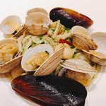 創作イタリアン Gemelli - 魚介と青のりのオイルソーススパゲッティーニ
