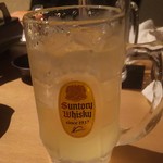 個室居酒屋 北海道 魚均 - <飲み放題> 柚子ハイボール(2017.11.10)