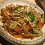 個室居酒屋 北海道 魚均 - 炒め物　※３人分(2017.11.10)