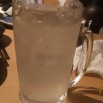 個室居酒屋 北海道 魚均 - <飲み放題>レモンサワー(2017.11.10)