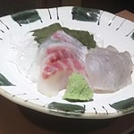 個室居酒屋 北海道 魚均 - 刺身　※３人分(2017.11.10)