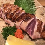 炭火焼鳥 きち蔵 - 黒さつま鶏ももたたき(雄)