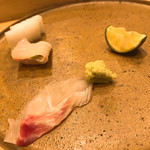 寿司処 しん - アテは鯛からスタート！