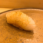 寿司処 しん - ケンサキイカ  包丁の入りが凄い！