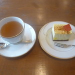 そば＆カフェ からくれ - ホットジンジャー＆りんごのシブースト2017.11月