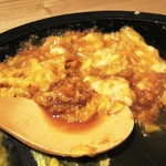 ガーデンレストラン 人形町 今半 - 割り下に溶き卵