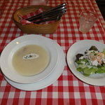 ハーベスト - サラダ　スープ
