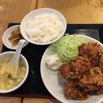 ちょもらんま - ちょもらんま定食（唐揚げ10個）