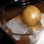 西中洲 楽久虎 - 和歌山産南高梅に氷も手割