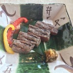 権八 SUSHI - @4000円コースの牛肉