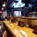 そめいよしの - カウンター席の様子。