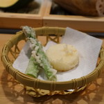 大平寿司 - アスパラと長芋