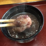 Goichi - そばがきは箸で持つと切れそうなくらい柔らかいです。