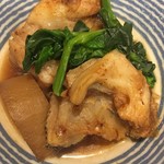 世界一のカキフライと肴 わぶ - むつの煮物大根もGOOD