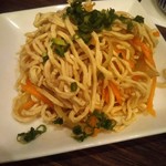 麺線屋formosa - 生の豆腐とも日本の高野豆腐とも違う食感、ゴマ油ベースのドレッシング美味♪